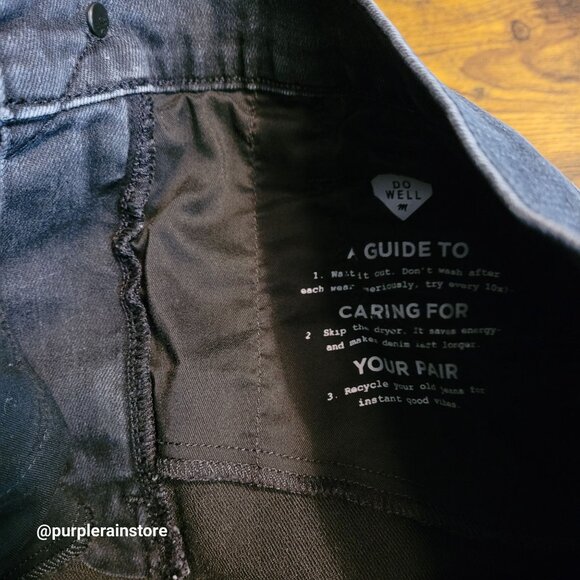 Madewell Jeans Size 28 Skinny 9" High Rise Tummy Control Eclipse Wash AC134 - Picture 4 of 13